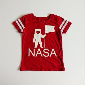Buzz Aldrin Nasa Girls Red Tee PLAY condition size Medium